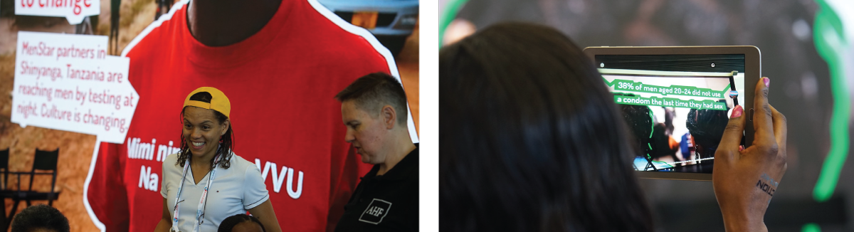 Imagery from the backdrop video was later integrated into the wider coalition brand book.