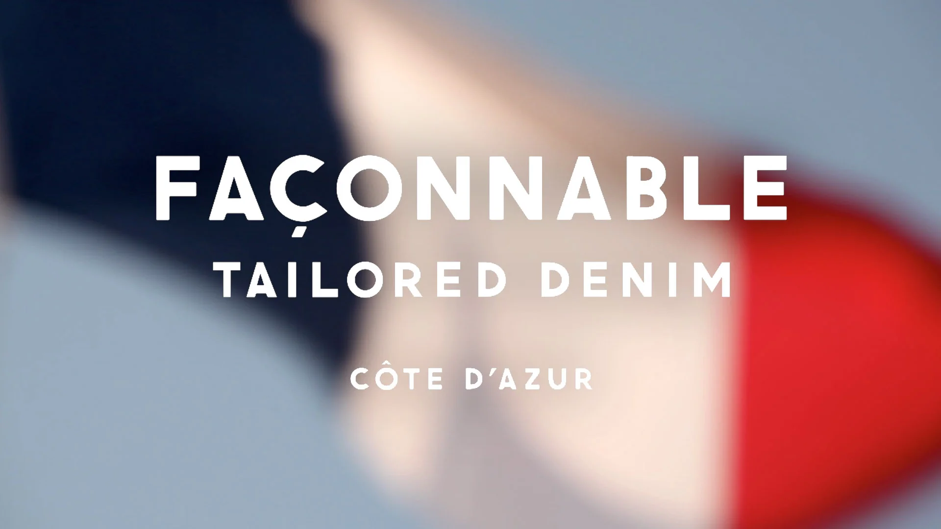 Faconnable Denim BTS