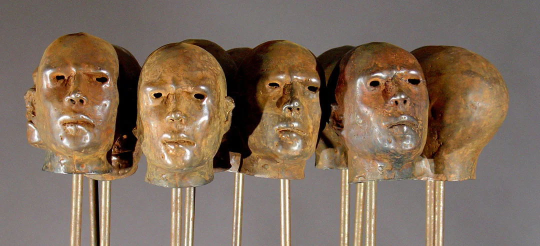 Detail "Unstable Group", 2009, iron and steel, 65" H