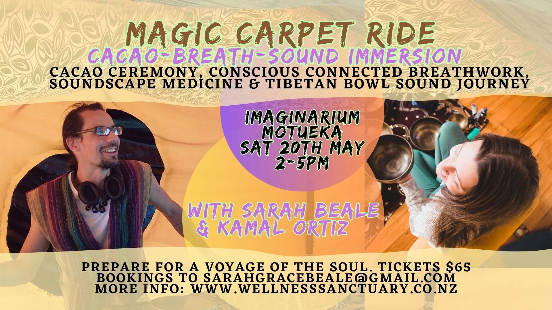 Magic Carpet Ride: Cacao, Breathwork &amp; Sound Immersion