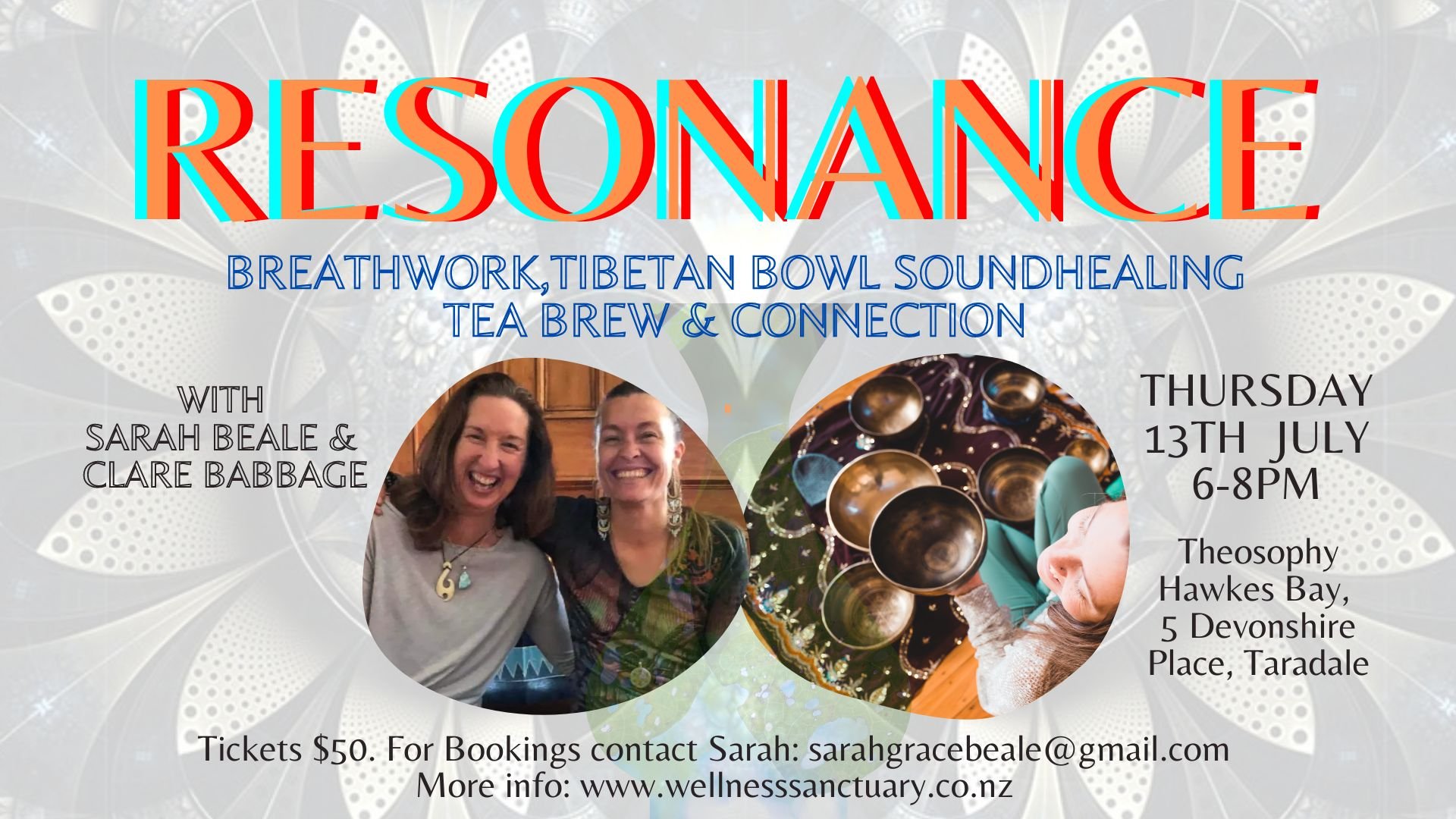 Resonance: Breathwork &amp; Tibetan Bowl Soundhealing with Sarah &amp; Clare