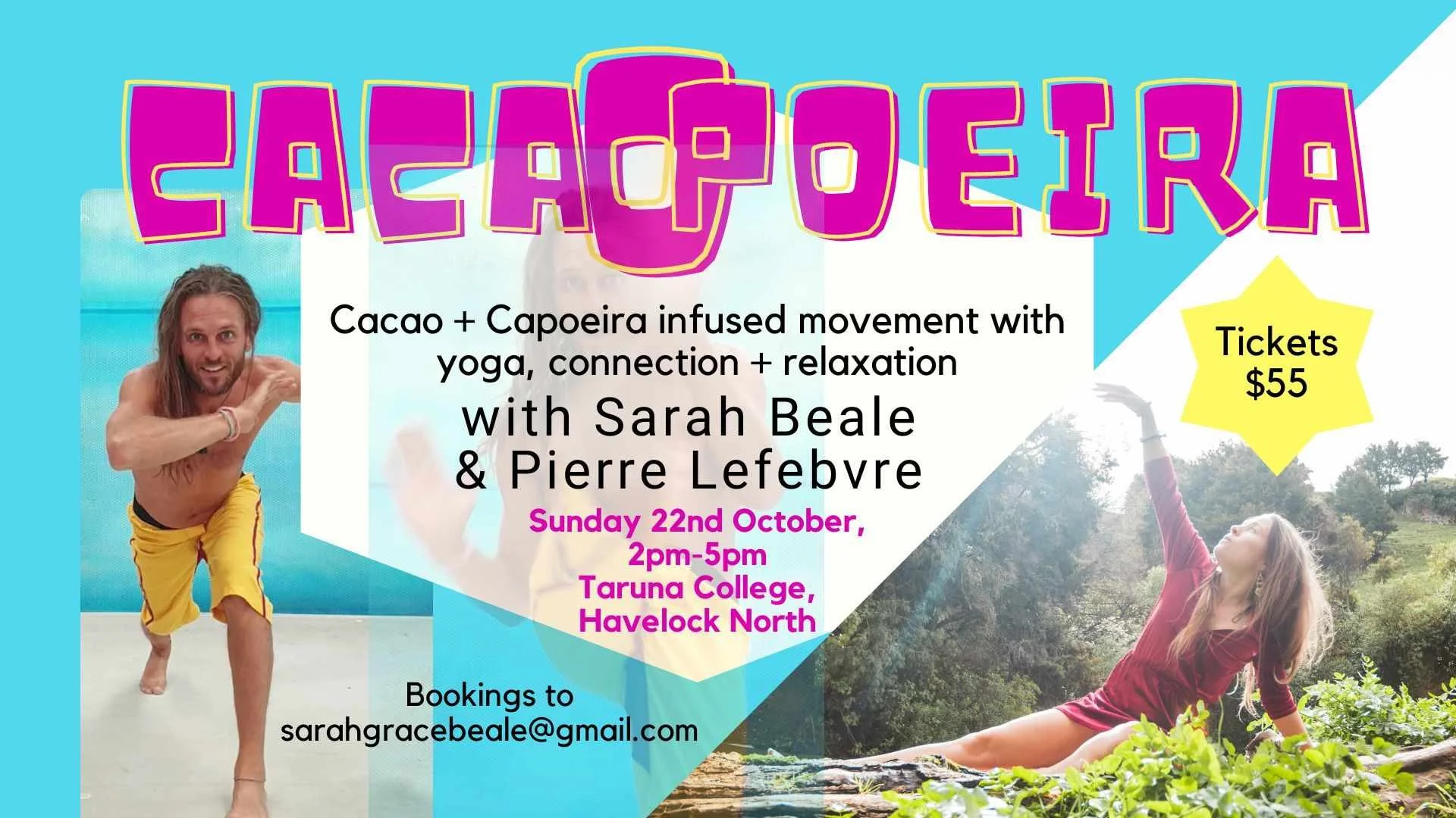 CaCAOpoeira Cacao + Capoeira, movement + connection playshop