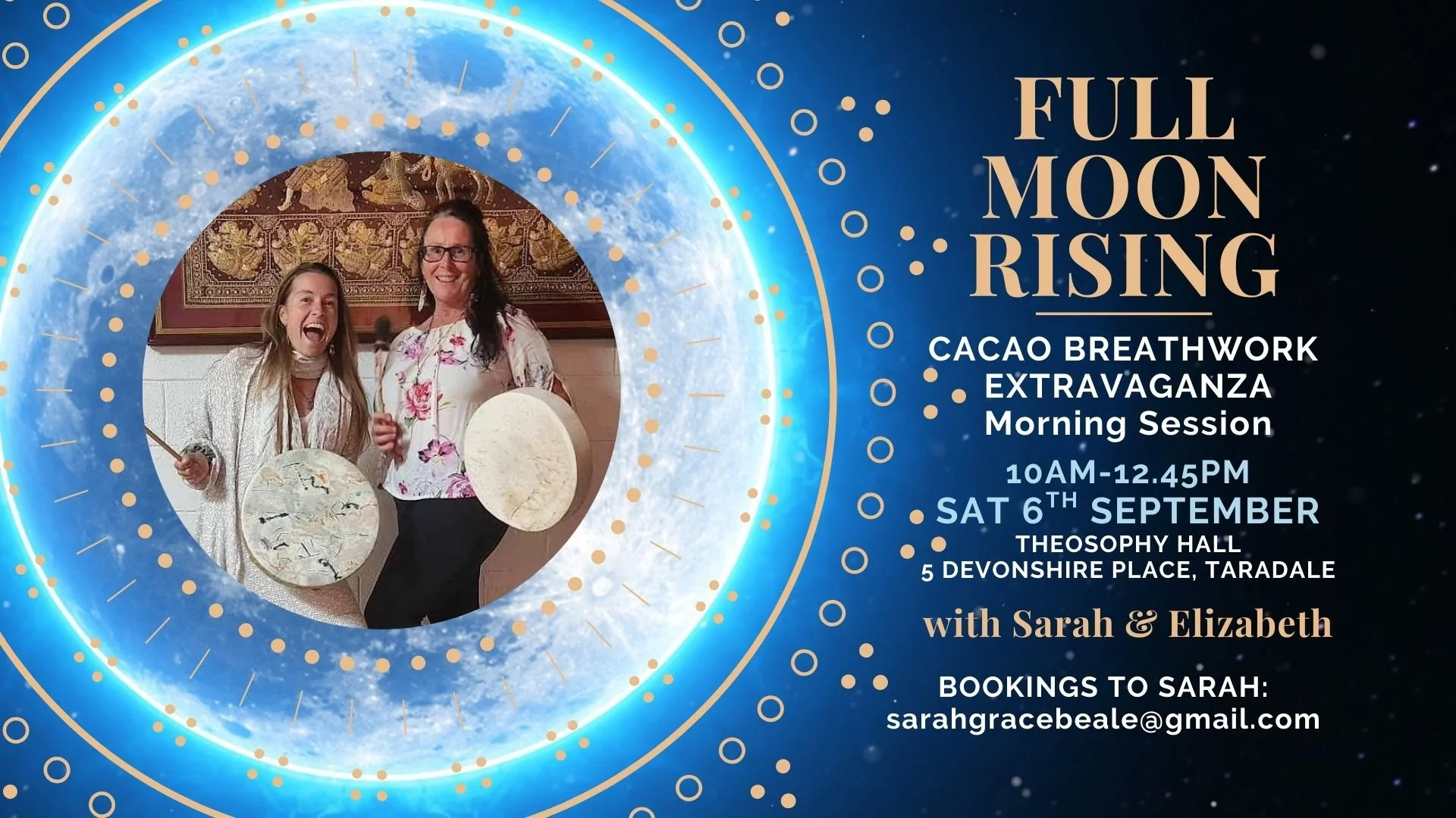 Full Moon Rising; Cacao Breathwork Extravaganza