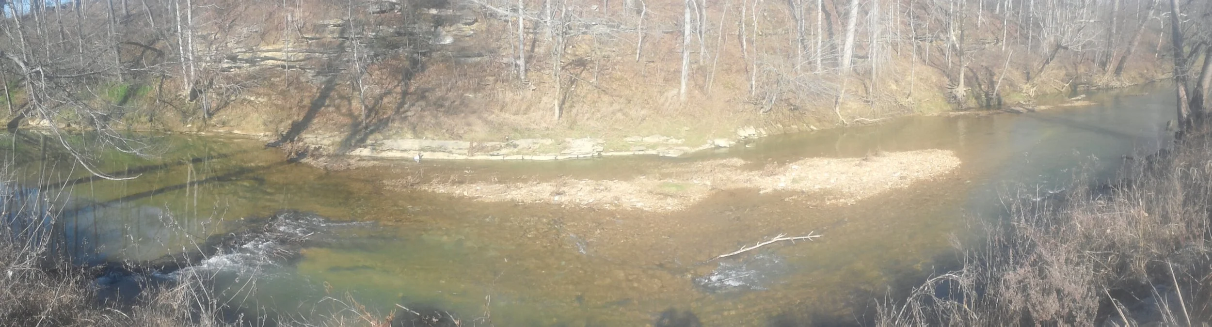 On of my field sites in the Green river, KY.