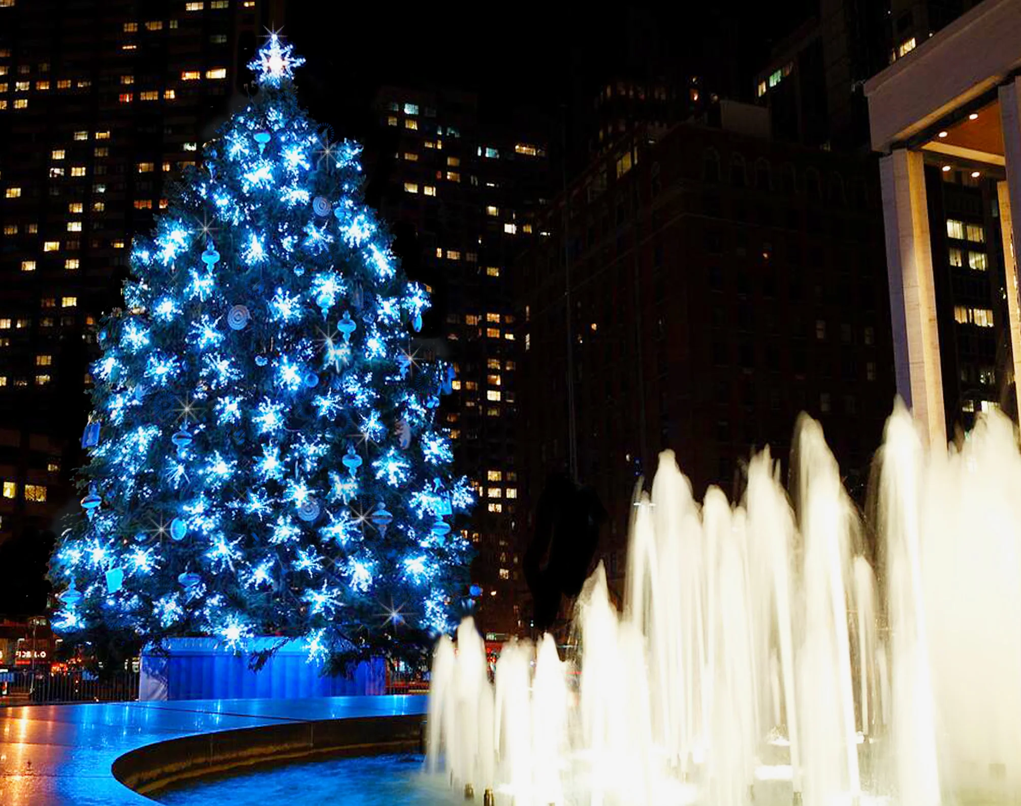 WEDGWOOD: Holiday Tree, Lincoln Center, NYC