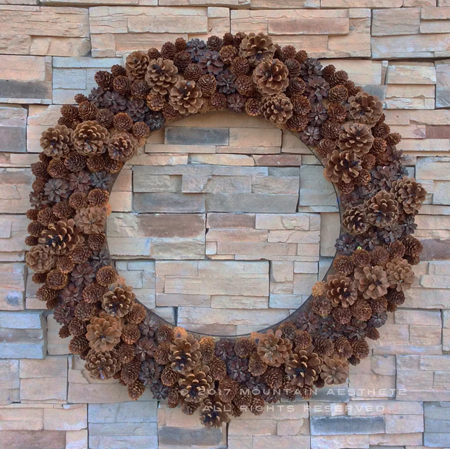 PINECONE WREATH