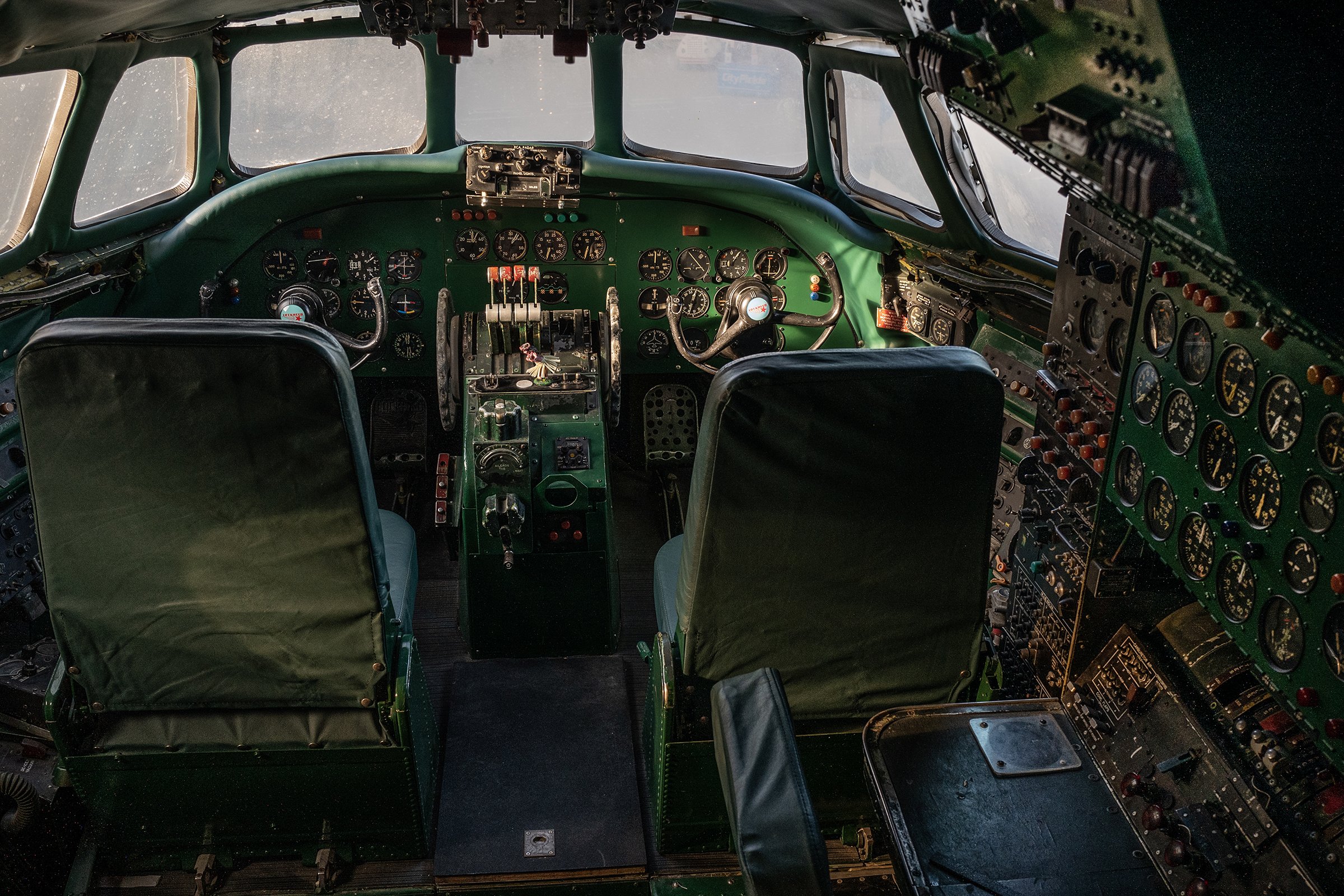 TWA Connie Cockpit