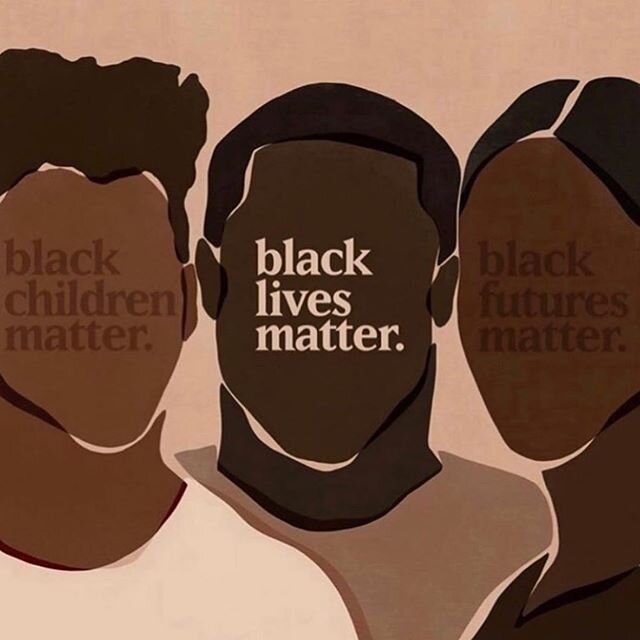 Black Children Matter. Black Lives Matter. Black Futures Matter. 🖤 Artist: @sacree_frangine #georgefloyd #blacklivesmatter #standtogether
