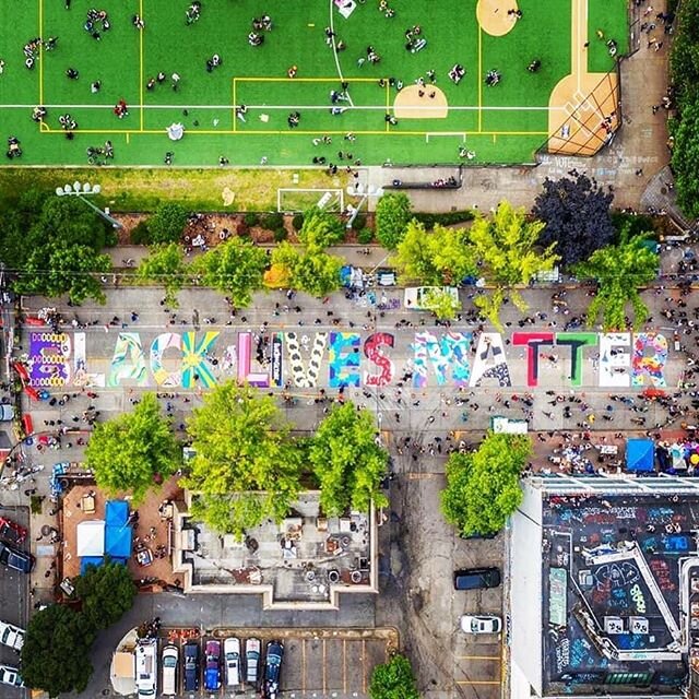 We ✊🏻✊✊🏼✊🏽✊🏾✊🏿❤️ our awesome city that brings light, kindness and hope to such a challenging time! Thank you to everyone for making this a movement not just a moment! #blacklivesmatter