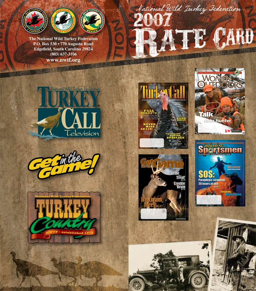 National Wild Turkey Federation, Bi-fold advertising rate brochure