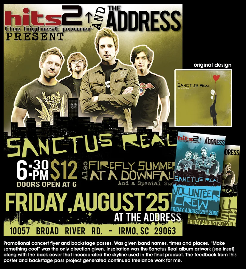 Hits 2 the Highest Power Radio, Concert Promotional material designs
