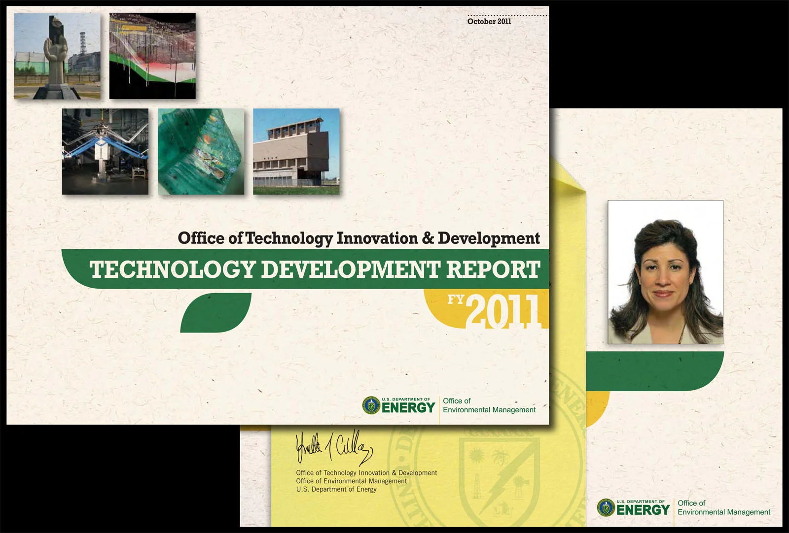 DOE Office of Environmental Management, 36 page Report Layout