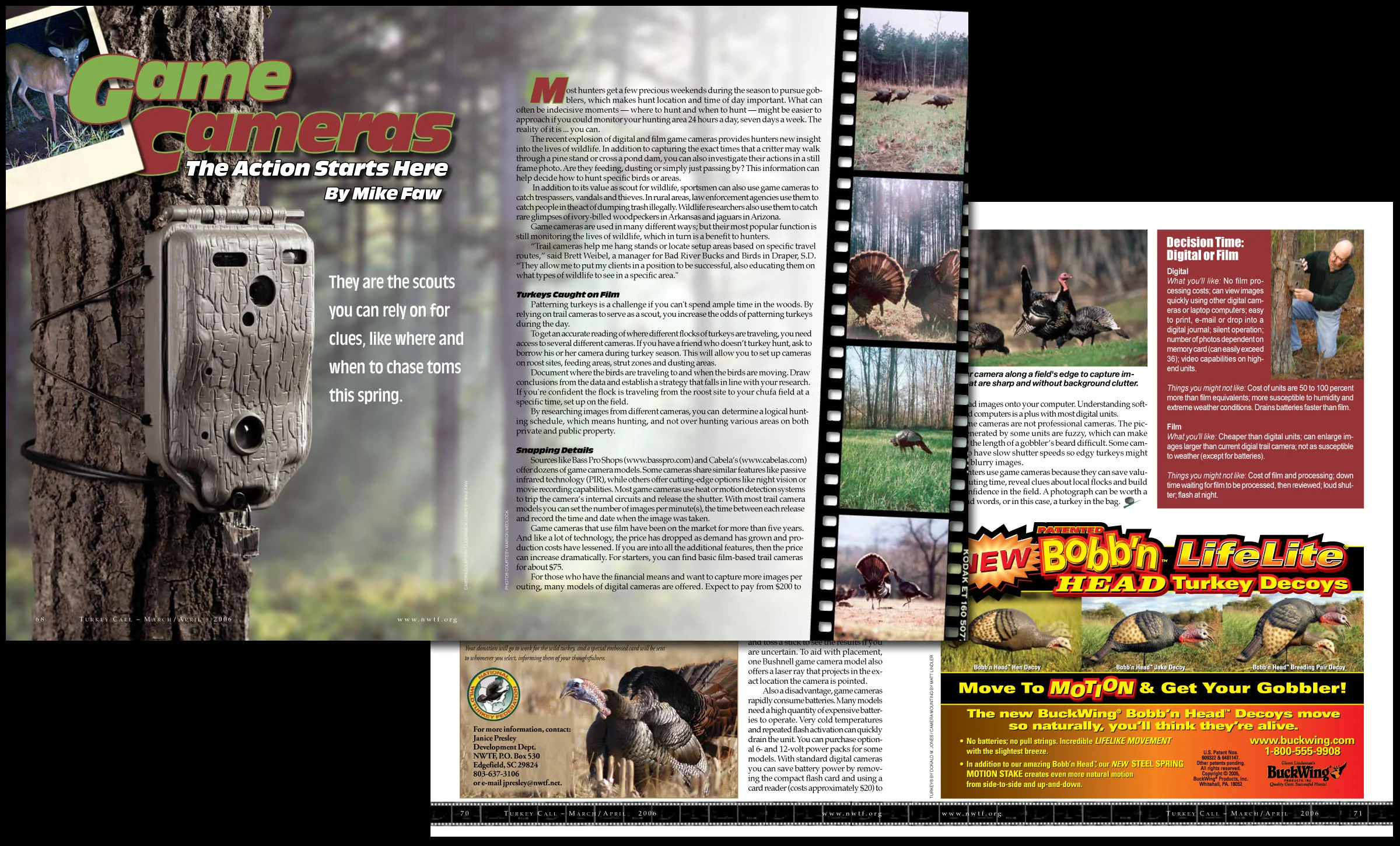 National Wild Turkey Federation, Magazine feature story layout