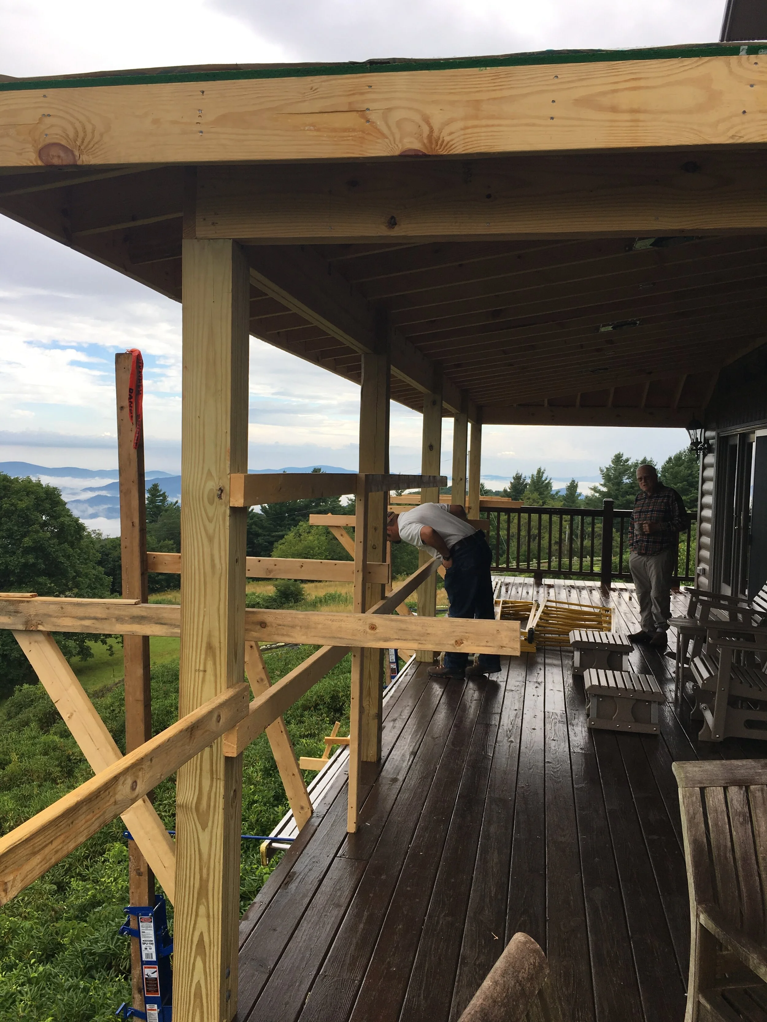  Scaffolding keeps our workers safe. 