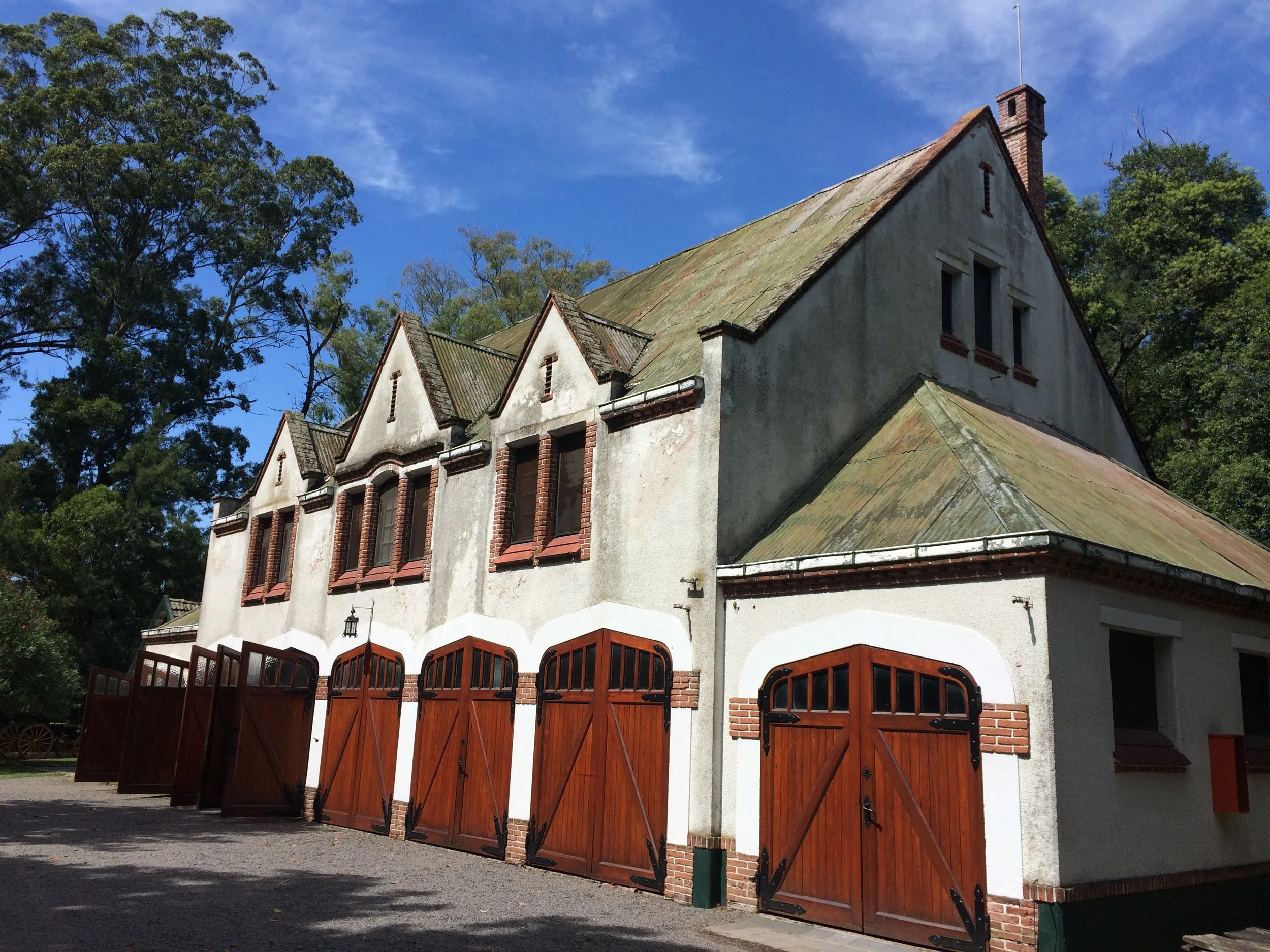  The stables at  Estancia Villa Maria &nbsp;where horseback riding is available for guests 
