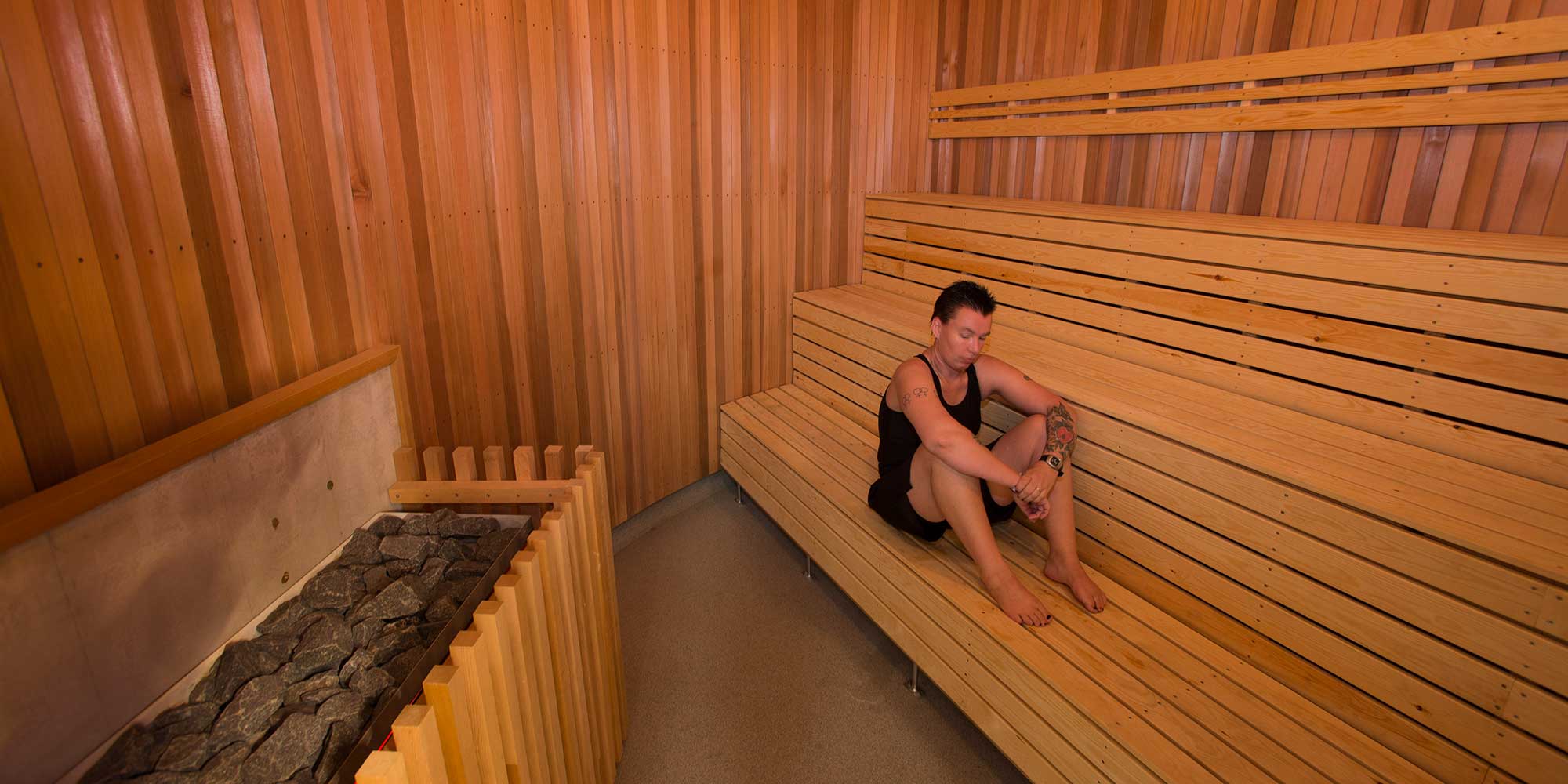 Sauna at WRAC.