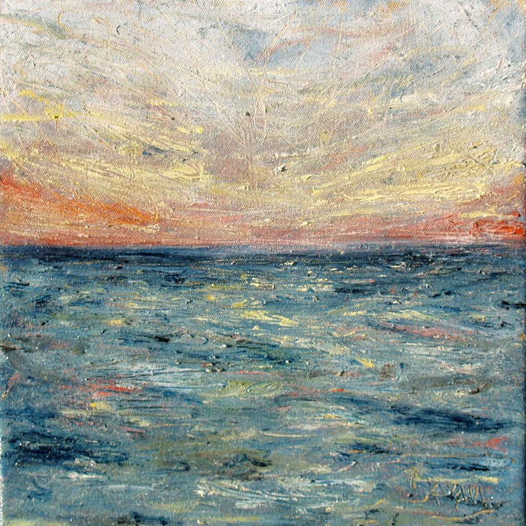 'Horizons', 12'x12" oil on canvas 