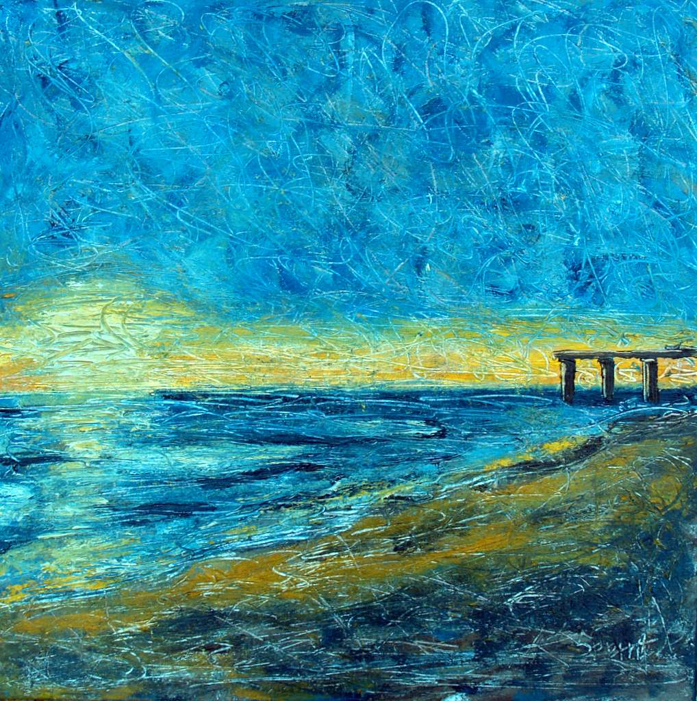 'Morning Flicker', 24"x24" oil on canvas