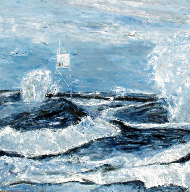 'Superior, Inland Sea' 40"x40" oil on canvas