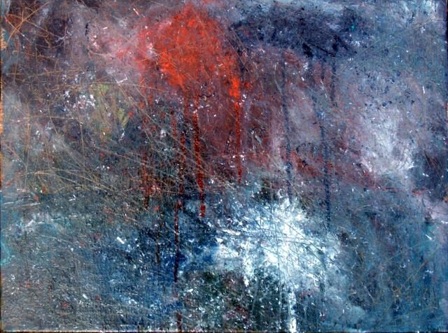 Red, White & Blue 24"x18" oil on canvas