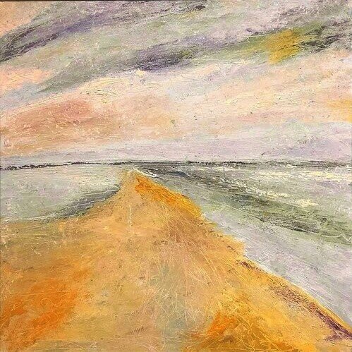 SOLD 'Vanishing Point', 24"x24" oil on canvas