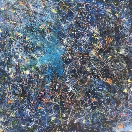 ‘A Universe Within #1’ 36”x36” mixed-media