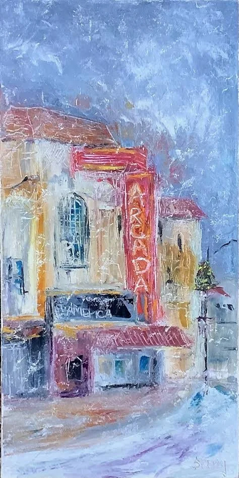 ‘Arcada Winter Show’ 12”x24” oil