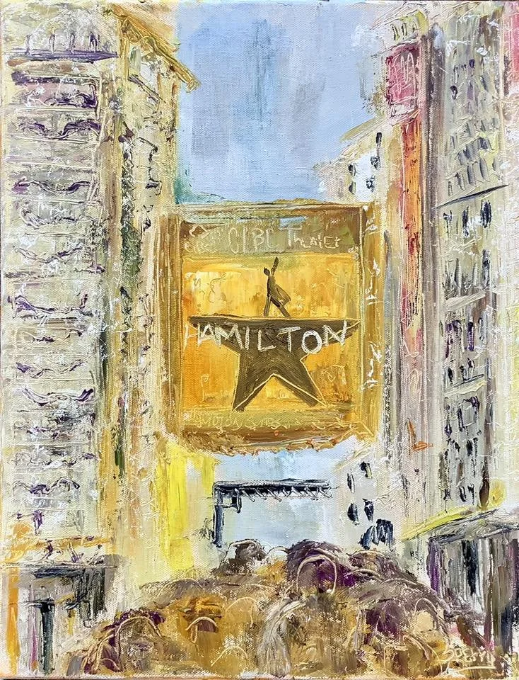 'HAMILTON' 14"x18" oil