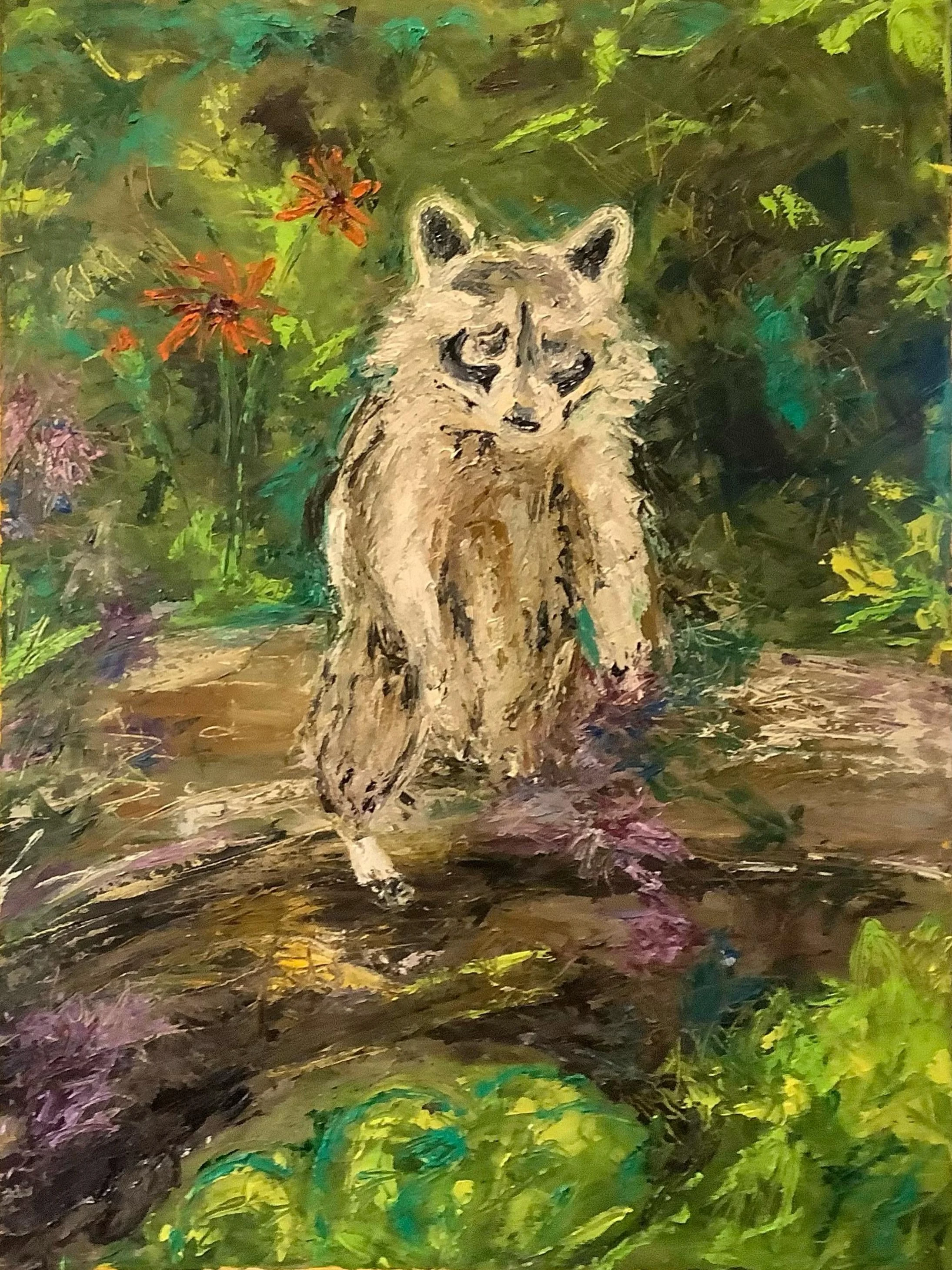 SOLD ‘Up to No Good’ 18”x24” oil