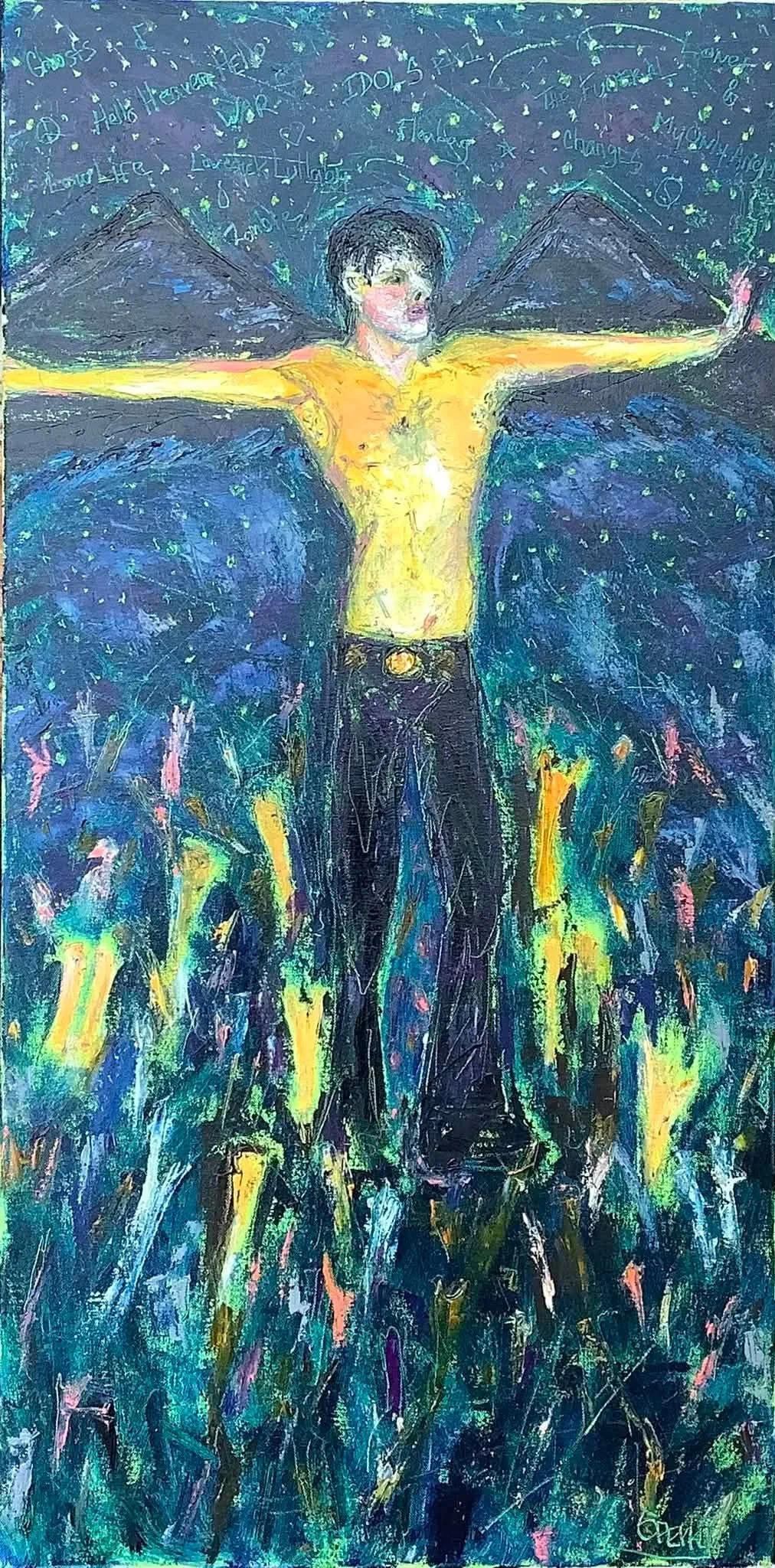 'Fleabag" 20"x40" oil