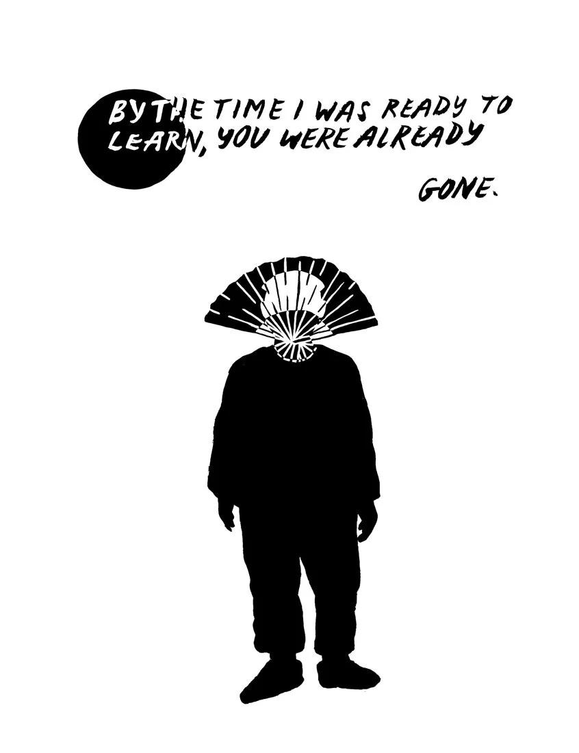  LIAO, 2018  PEN AND INK HANDBOUND ACCORDION BOOK 