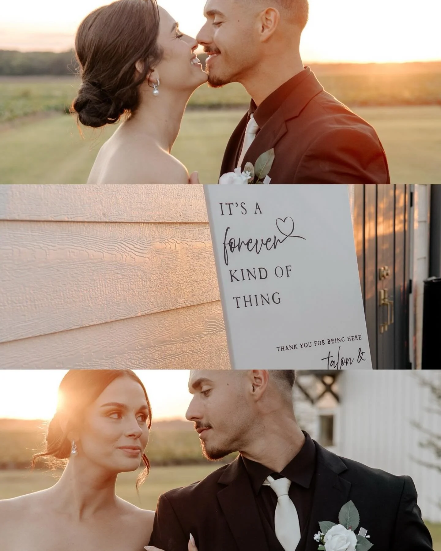 Sunset, soft smiles, and a love that looks like forever. So lucky this is my job. 🥹💍