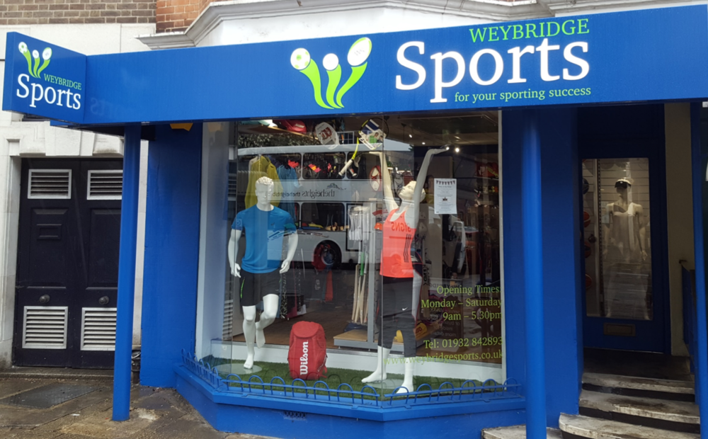 Weybridge specialist sports shop interior design and build Spaceworks