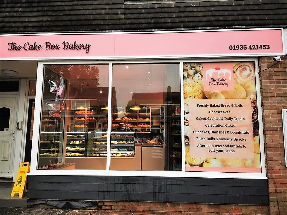 The Cake Box Bakery design and refurbishment of popular family run Bakery in Yeovil, Somerset