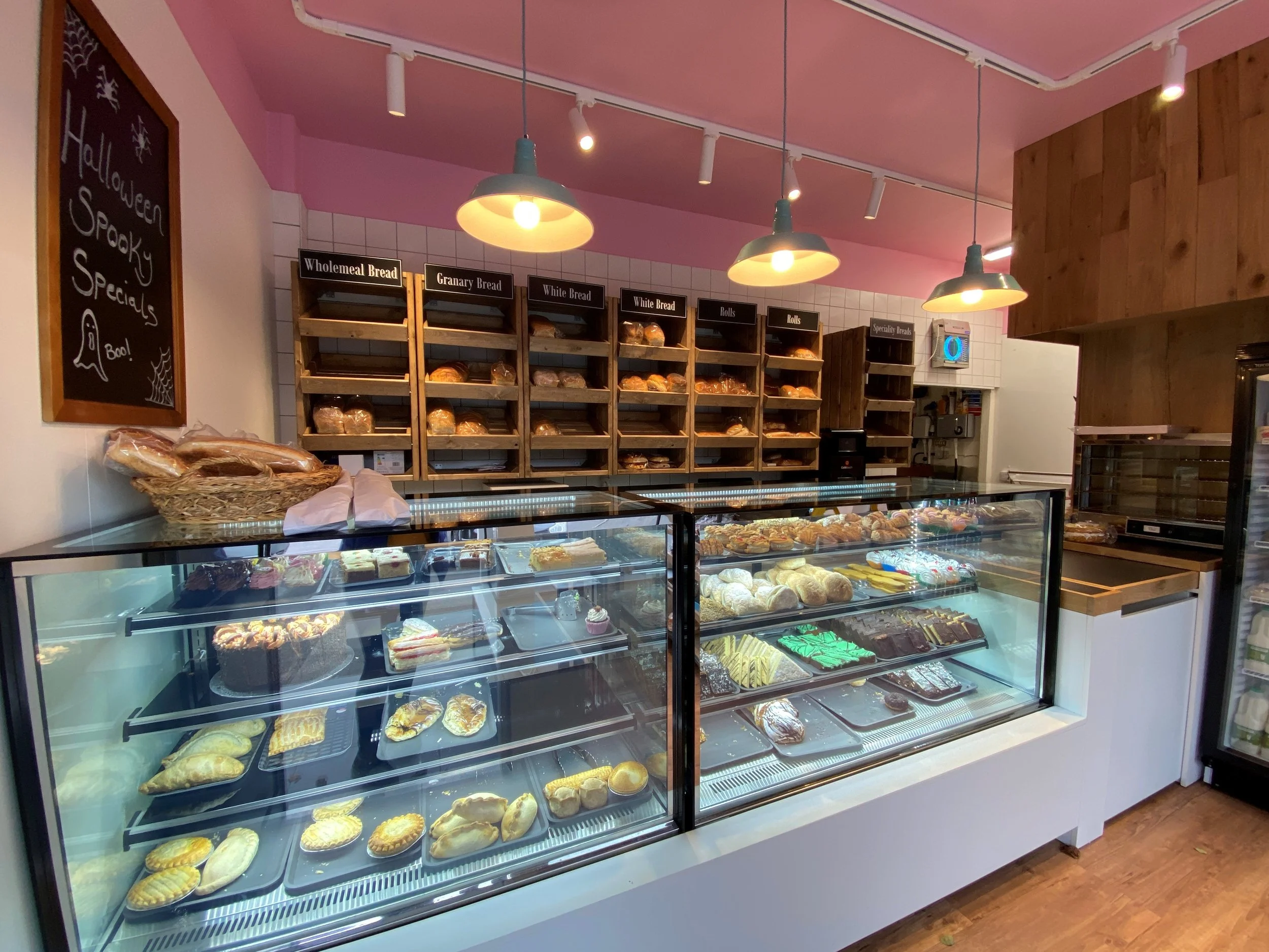 The Cake Box Bakery design and refurbishment of popular family run Bakery in Yeovil, Somerset