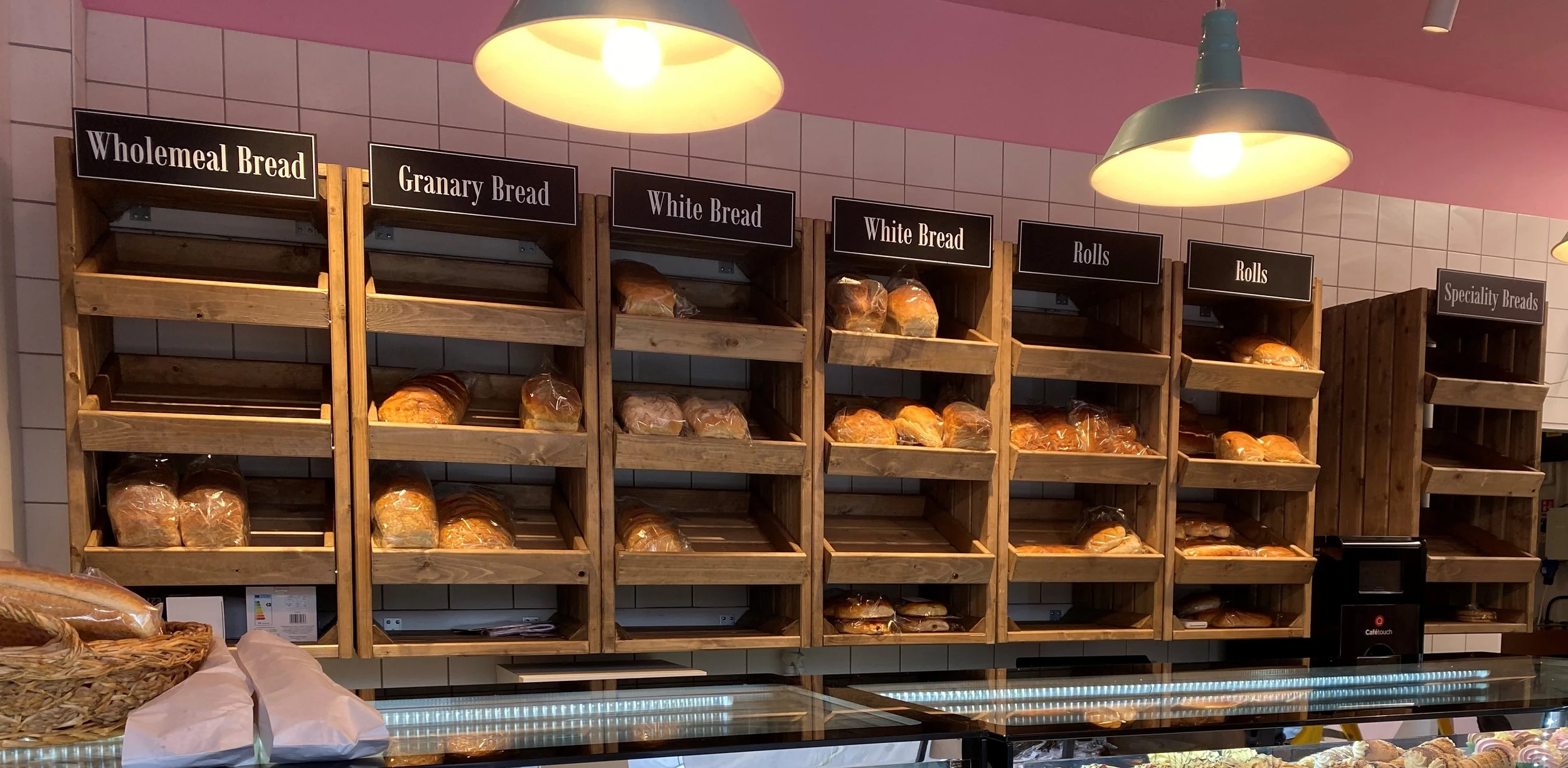 The Cake Box Bakery design and refurbishment of popular family run Bakery in Yeovil, Somerset