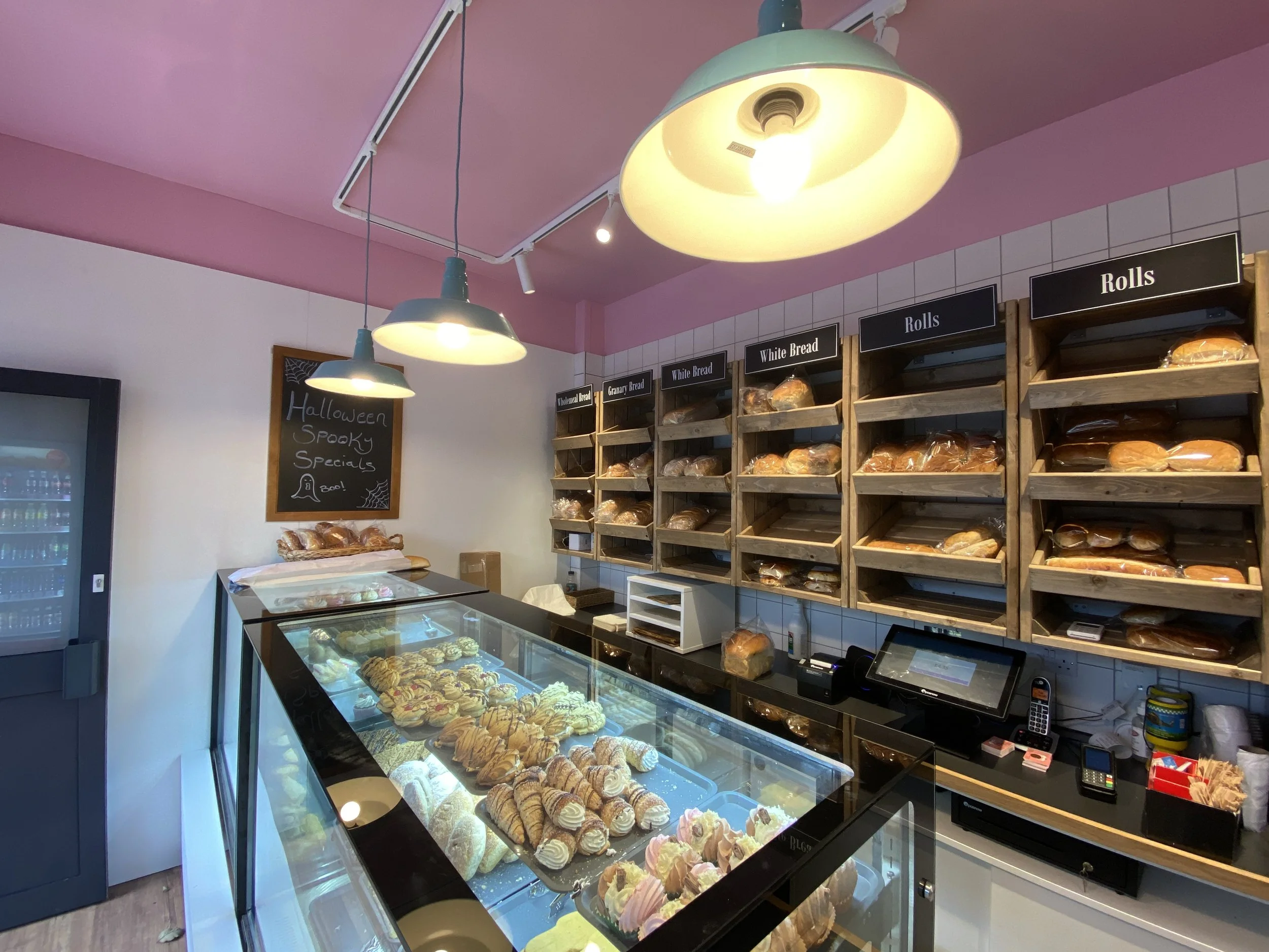 The Cake Box Bakery design and refurbishment of popular family run Bakery in Yeovil, Somerset
