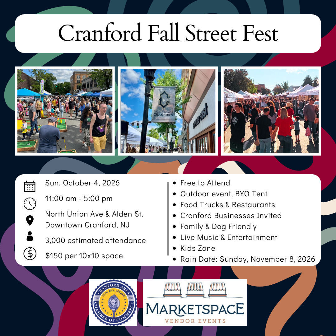 Cranford Fall Street Fest 2026