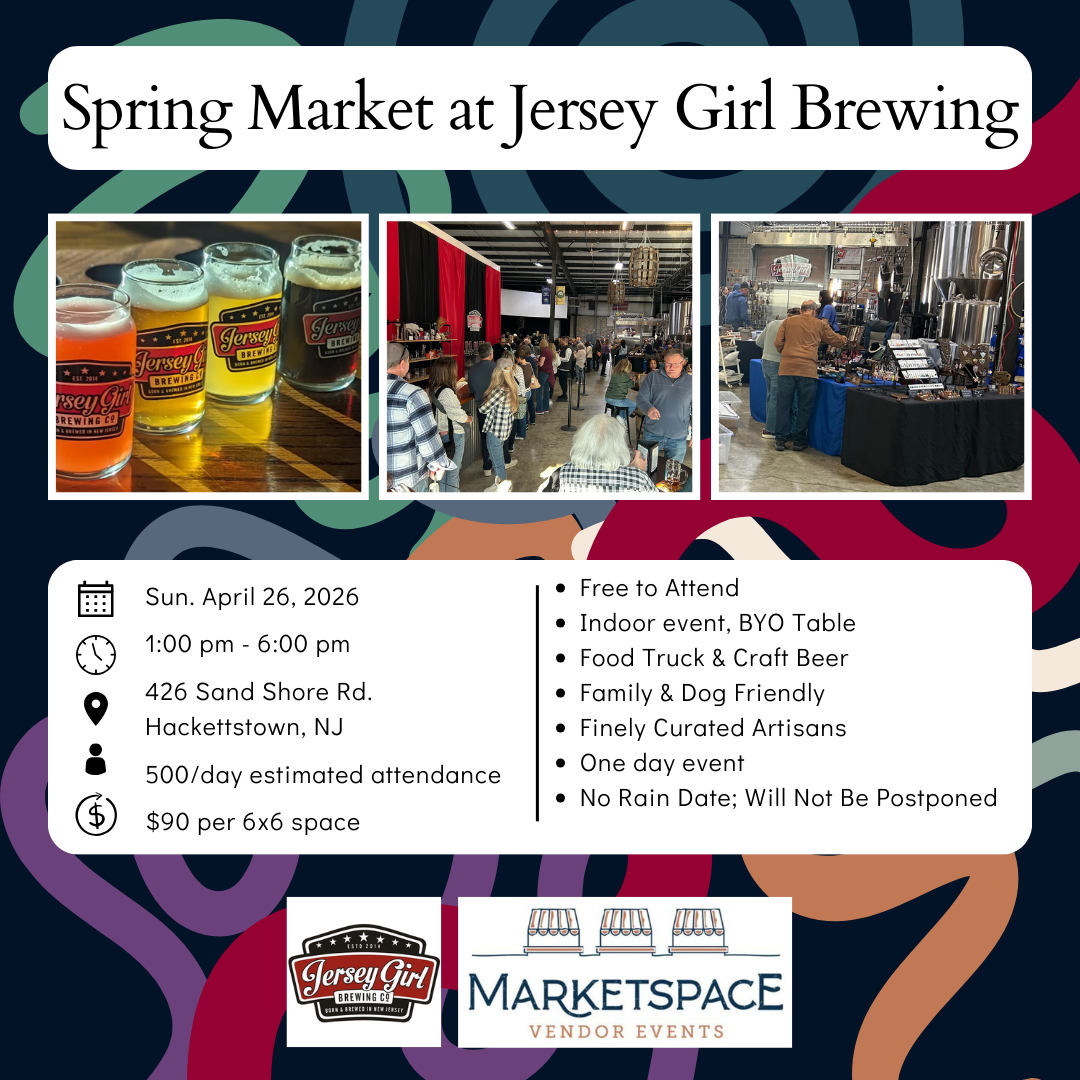 Spring Market at Jersey Girl Brewing 2026
