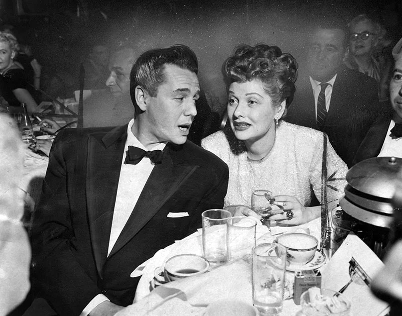 Desi Arnaz and Lucille Ball at the Cocoanut Grove
