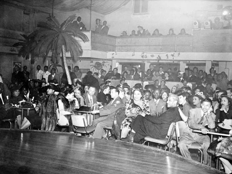 Ringside at Club Alabam ca. 1945. Photo via Los Angeles Public Library.