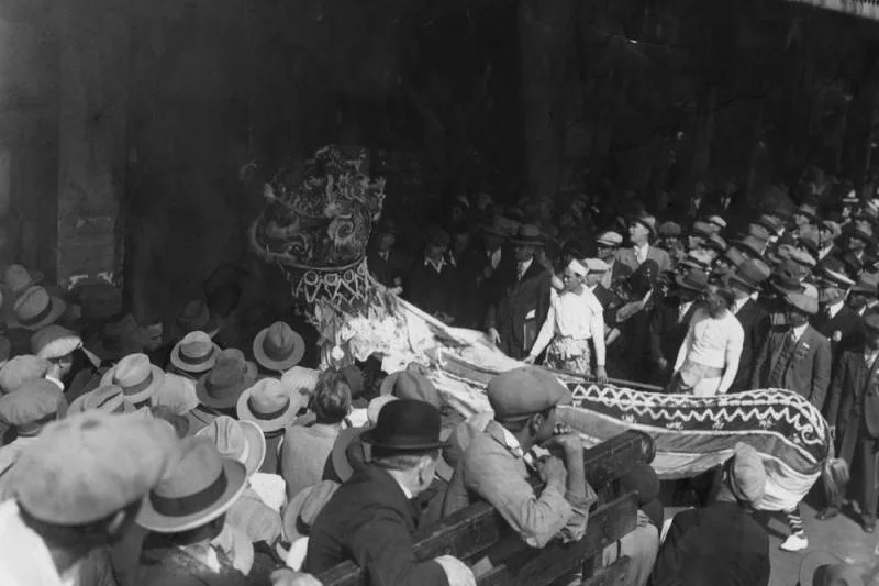 Chinese New Year Celebrations - Herald Examiner Collection (1931)