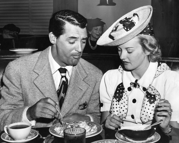 Cary Grant and Phyllis Brooks. Photo via Los Angeles Public Library (1939).