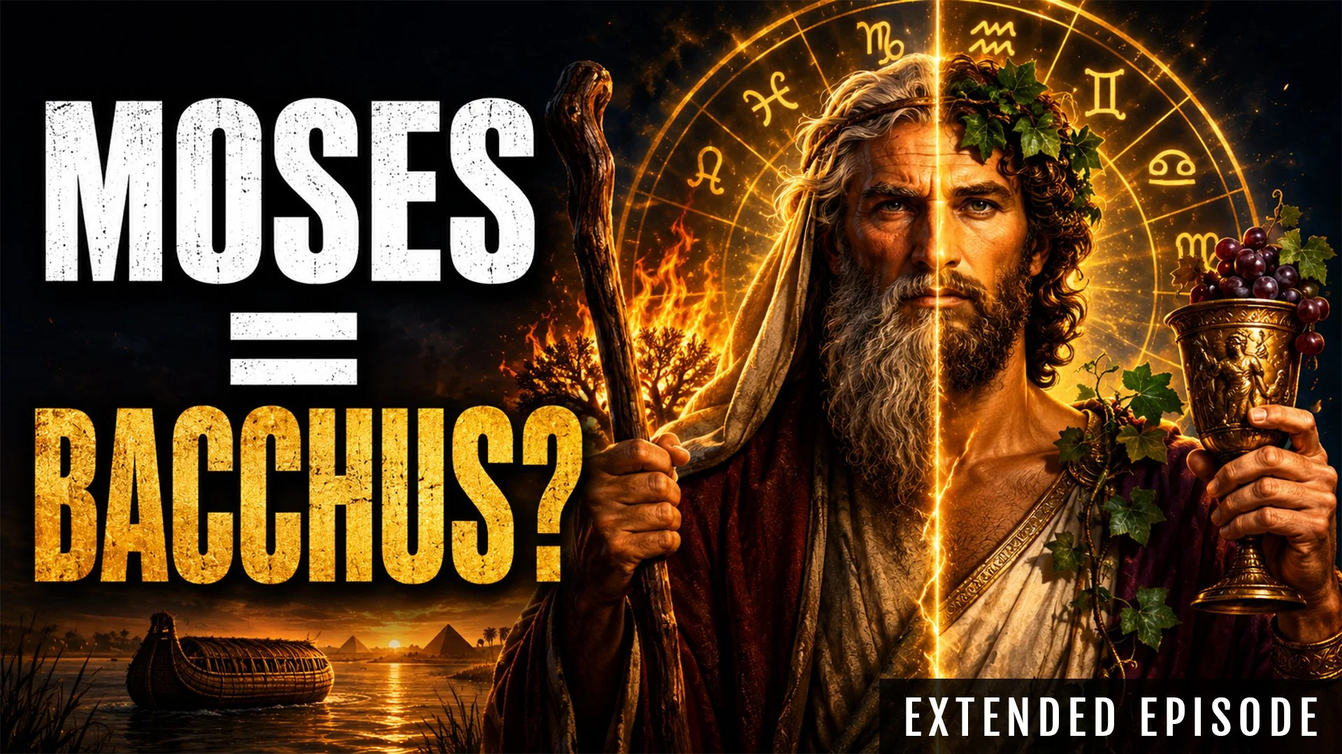 Was Moses Actually Bacchus? Decoding the Nile, the Ark and the Astro-Theology of Exodus (PLUS)