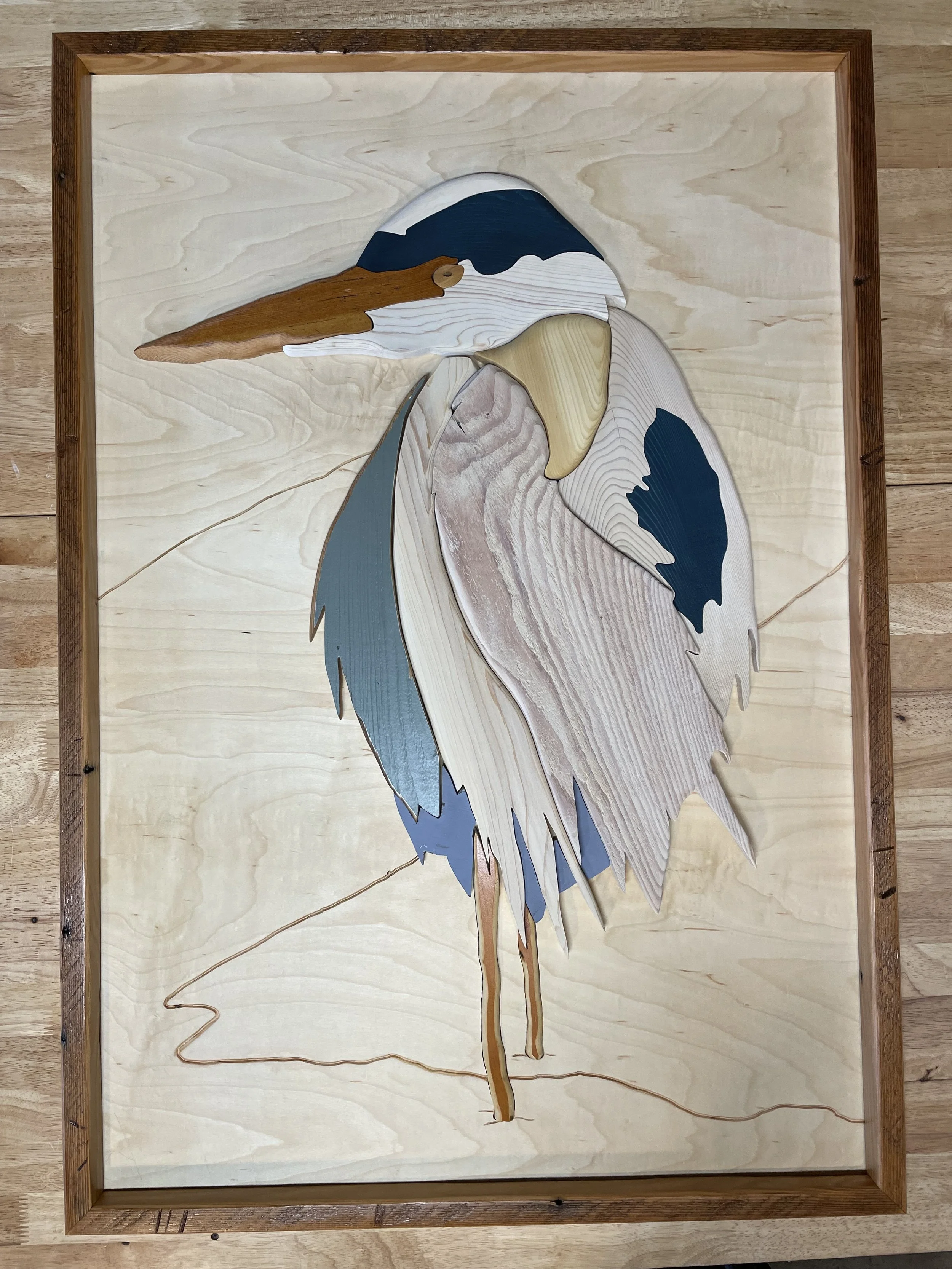 HK 584 - Blue Heron No. 2; The Great One