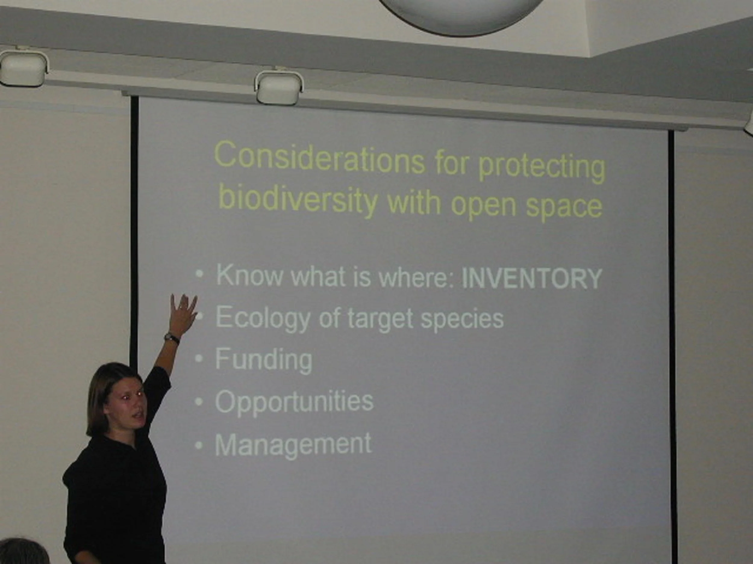 This is me early in my career. You can see I am possessed by the word biodiversity.