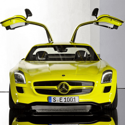 Mercedes all electric SLS AMG E-Cell Gullwing to enter production