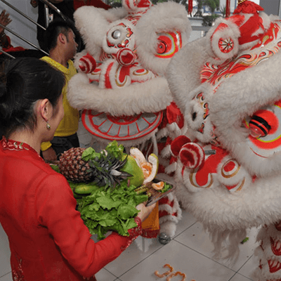 Lion Dance At TOC