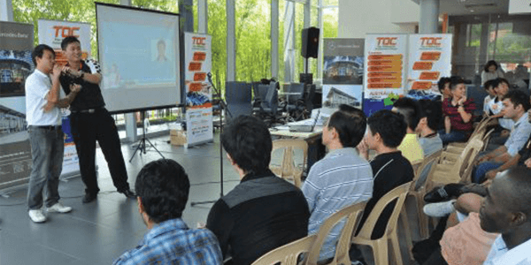 TOC graduate Fong Weng Hong shares his experience working at Hap Seng Star.
