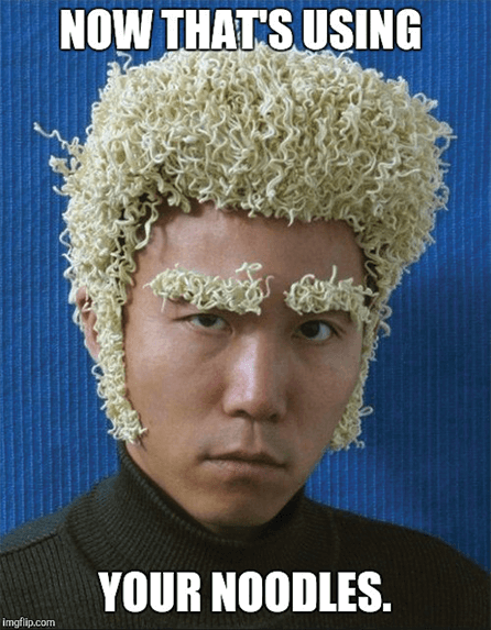 Eat right, kids! Photo Source: imgflip.com